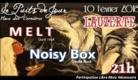 Concert Rock Melt+Noisy Box. Le samedi 10 février 2018 à lauzerte. Tarn-et-Garonne.  21H00